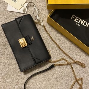 Fendi Kan WOC black handbag bag